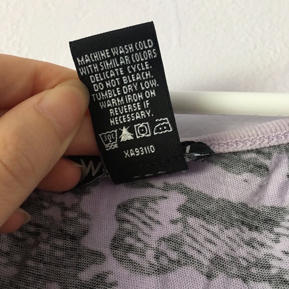 Wet Seal Purple Gradient Reptile Print Tank S - Picture 4 of 10